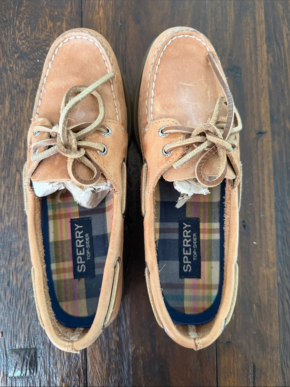 Sperry Boat Shoes A/O Sahara Honey Sole - Women's Size 6